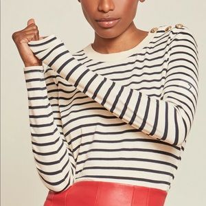 Veronica Beard like new striped sweater